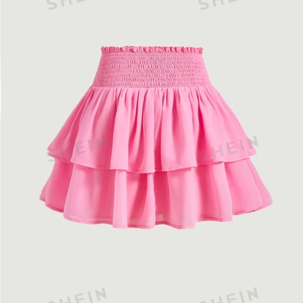 NWT SHEIN MOD Women's Double Layer skirt - Picture 2 of 4